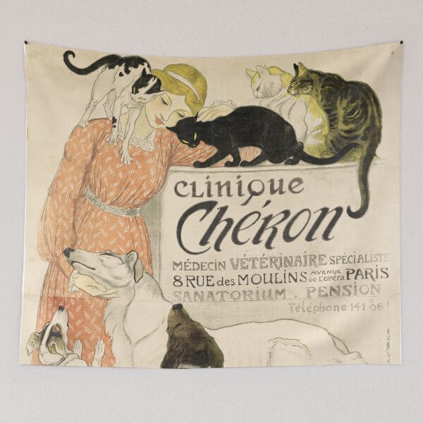 Item preview, Vintage poster. Clinique Cheron designed and sold by likiska.