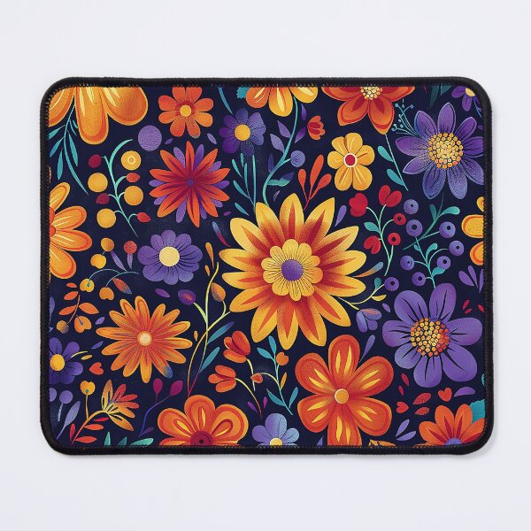 Item preview, Mexican Folklore Blooms Pattern designed and sold by Vilemo.
