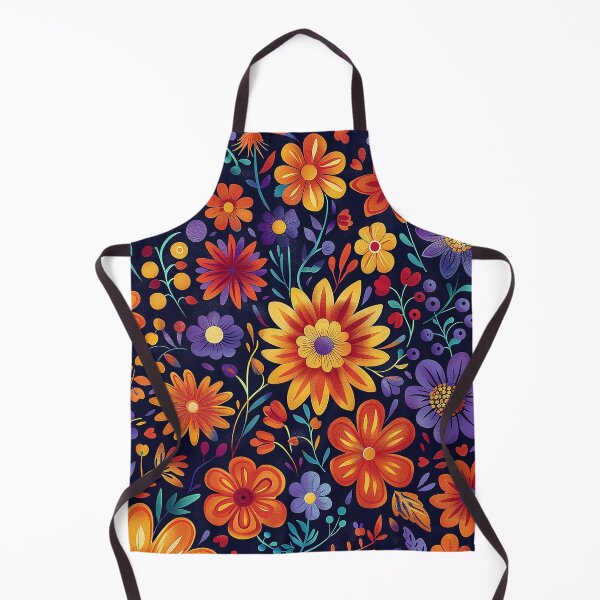 Item preview, Mexican Folklore Blooms Pattern designed and sold by Vilemo.