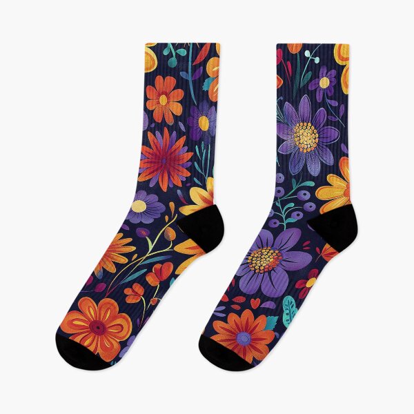 Item preview, Mexican Folklore Blooms Pattern designed and sold by Vilemo.