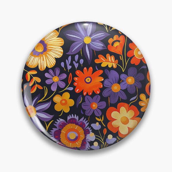 Item preview, Mexican Folklore Blooms Pattern designed and sold by Vilemo.