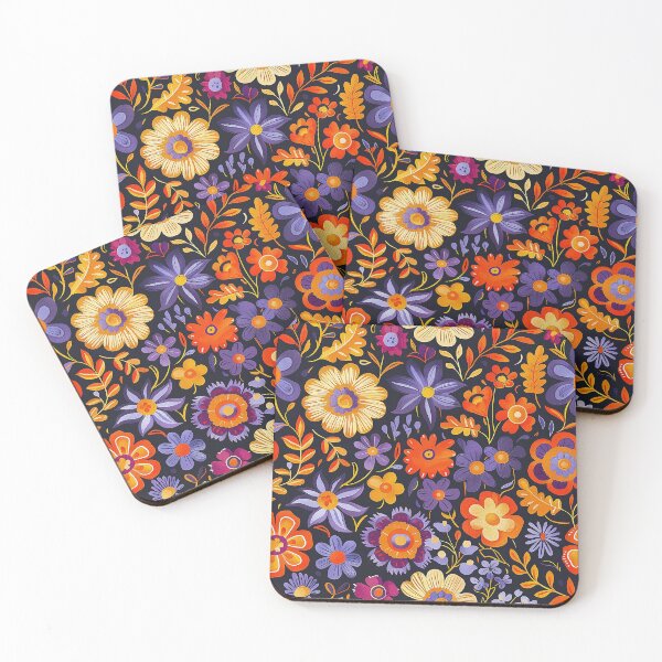 Item preview, Mexican Folklore Blooms Pattern designed and sold by Vilemo.