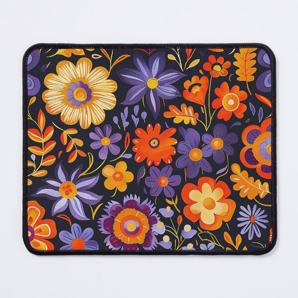 Item preview, Mexican Folklore Blooms Pattern designed and sold by Vilemo.