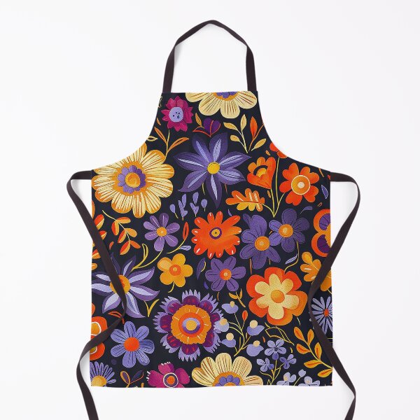 Item preview, Mexican Folklore Blooms Pattern designed and sold by Vilemo.
