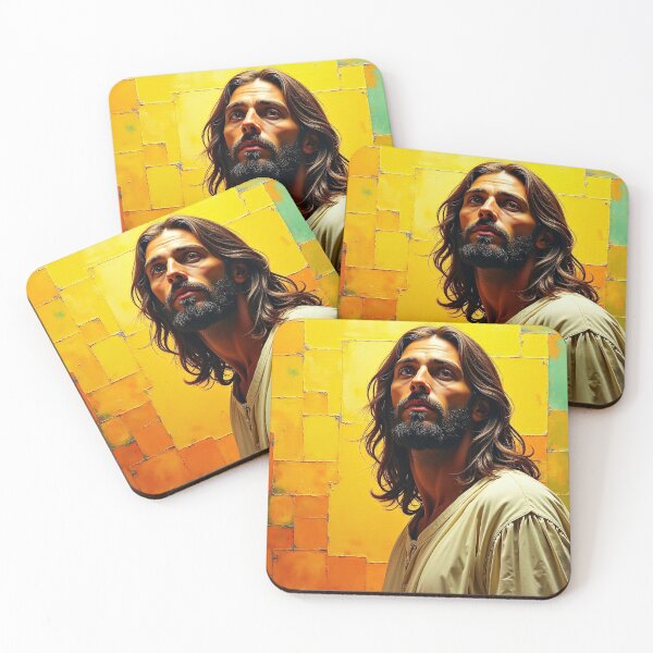 Item preview, Jesus Christ artwork portrait designed and sold by mystiquelicorne.