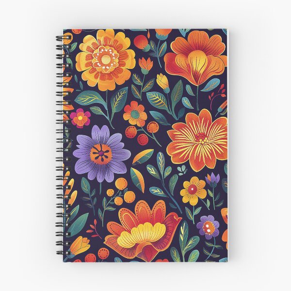 Item preview, Mexican Folklore Blooms Pattern designed and sold by Vilemo.