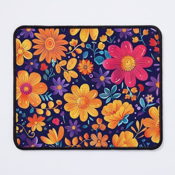 Item preview, Mexican Folklore Blooms Pattern designed and sold by Vilemo.