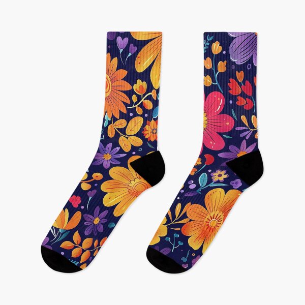 Item preview, Mexican Folklore Blooms Pattern designed and sold by Vilemo.