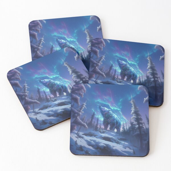 Item preview, Majestic Bear with Aurora Borealis designed and sold by Christian Weiss.