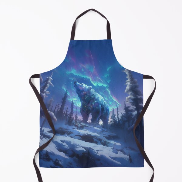 Item preview, Majestic Bear with Aurora Borealis designed and sold by Christian Weiss.