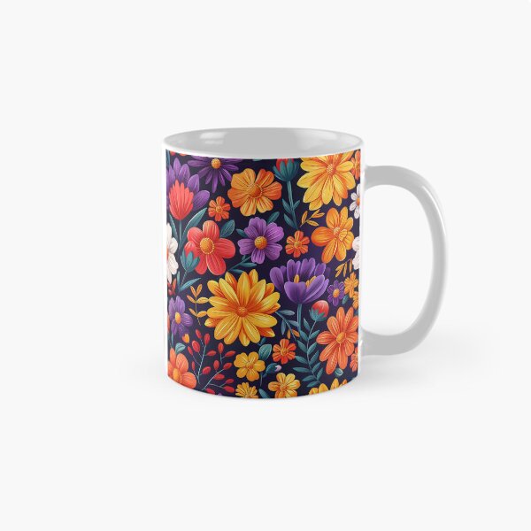 Item preview, Mexican Folklore Blooms Pattern designed and sold by Vilemo.