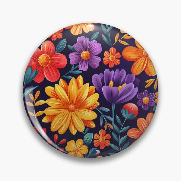 Item preview, Mexican Folklore Blooms Pattern designed and sold by Vilemo.
