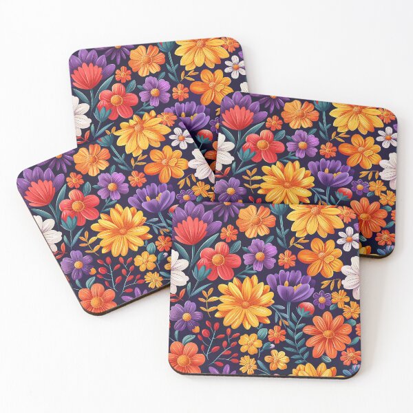 Item preview, Mexican Folklore Blooms Pattern designed and sold by Vilemo.