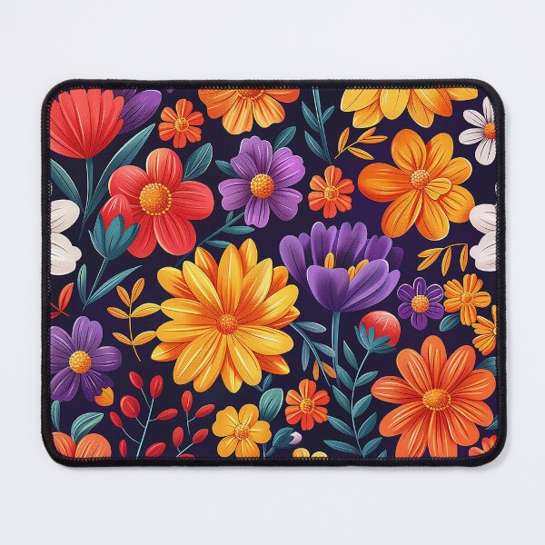 Item preview, Mexican Folklore Blooms Pattern designed and sold by Vilemo.
