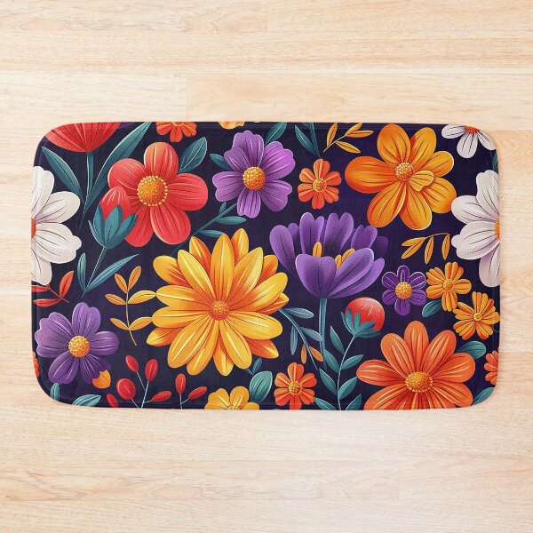 Item preview, Mexican Folklore Blooms Pattern designed and sold by Vilemo.