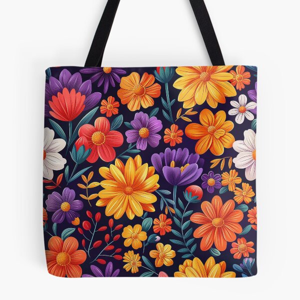 Item preview, Mexican Folklore Blooms Pattern designed and sold by Vilemo.