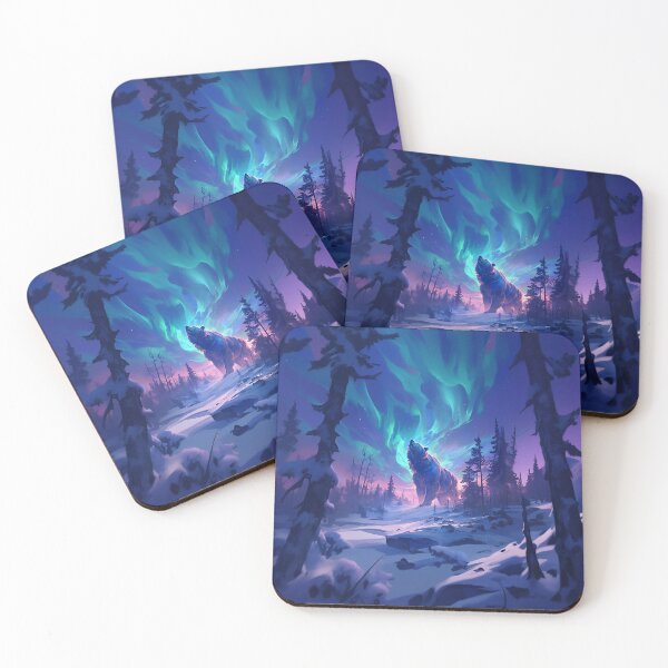 Item preview, Majestic Bear with Aurora Borealis designed and sold by Christian Weiss.