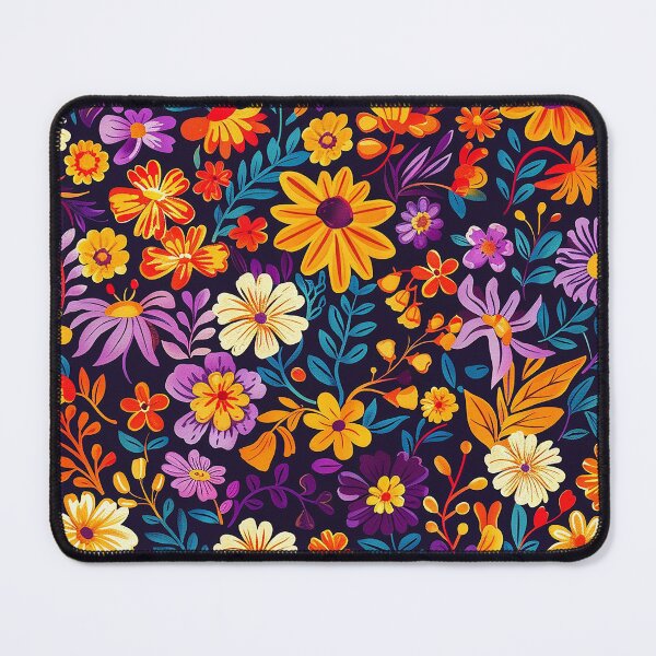 Item preview, Mexican Folklore Blooms Pattern designed and sold by Vilemo.