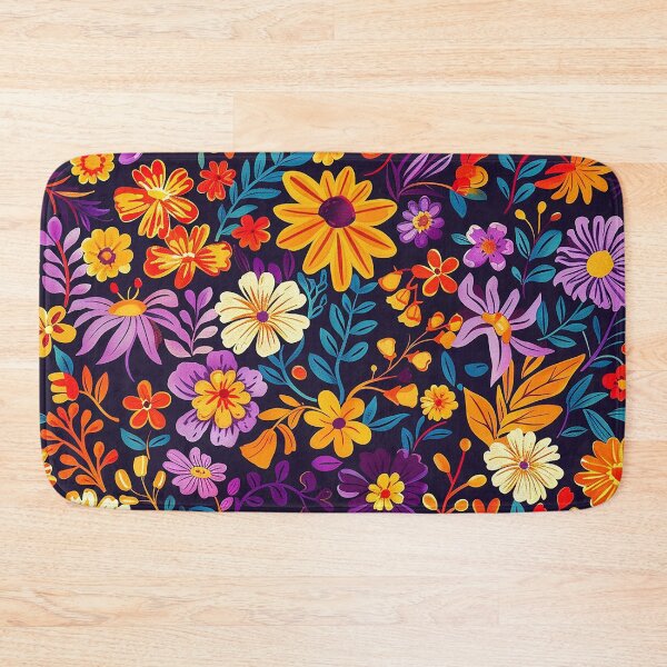 Item preview, Mexican Folklore Blooms Pattern designed and sold by Vilemo.