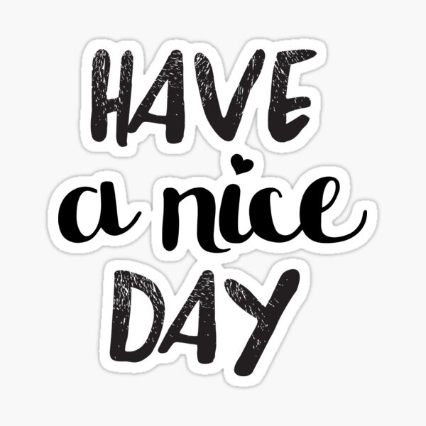 have a nice day with me – LINE stickers