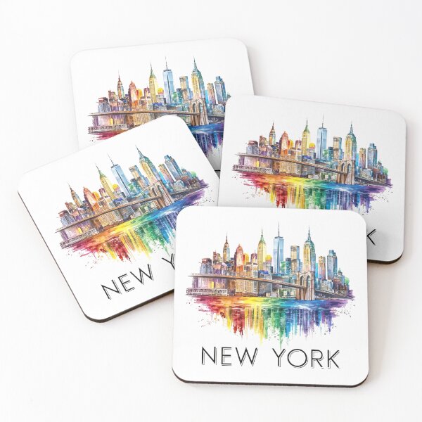 Item preview, I love USA! - New York Skyline designed and sold by lavka-xd.