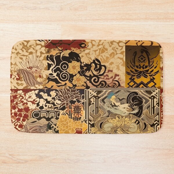Item preview, Japanese Kamon Crest Collage 2 designed and sold by Hashola Designs.