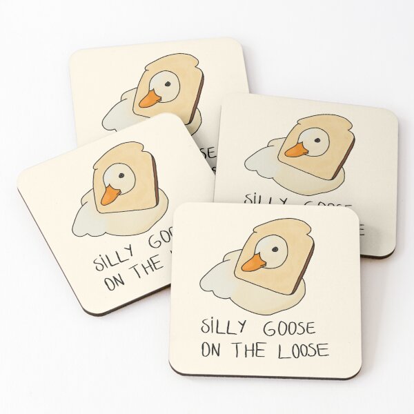 Item preview, Silly goose on yhe loose with bread designed and sold by PrettyPinkyLady.