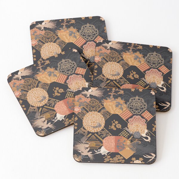 Item preview, Japanese Kamon Crest Collage 3 designed and sold by Hashola Designs.