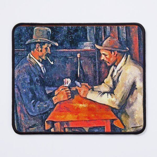 Item preview, The card players by Paul Cezanne 1894 designed and sold by CristalleLisa.