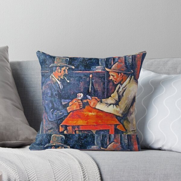 Item preview, The card players by Paul Cezanne 1894 designed and sold by CristalleLisa.