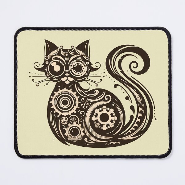 Item preview, Steampunk Mechanical Cat designed and sold by NoNoNomad.