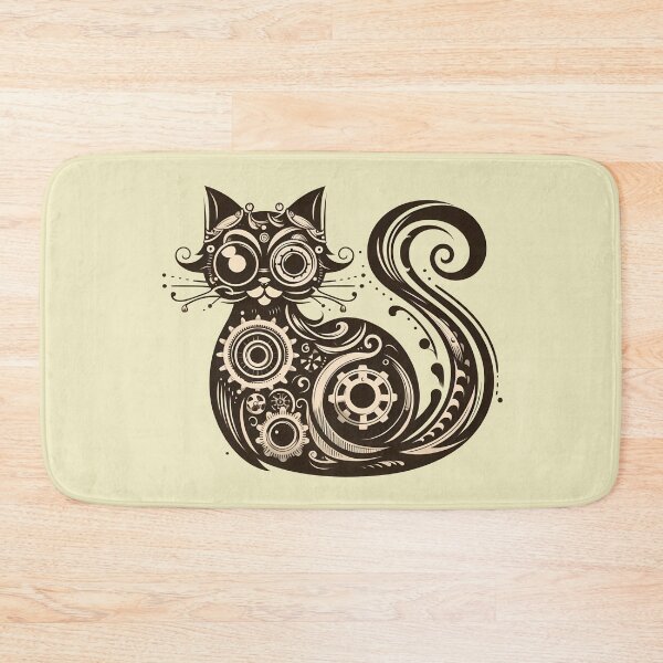 Item preview, Steampunk Mechanical Cat designed and sold by NoNoNomad.