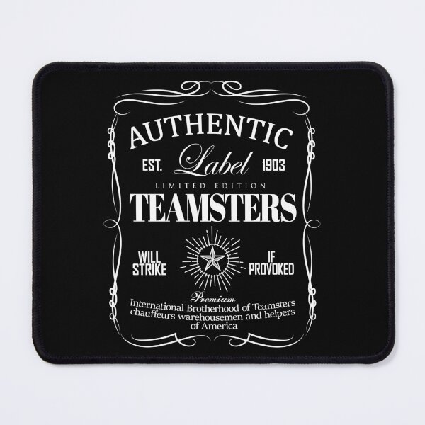 Item preview, Teamsters essential union worker, Teamster Whiskey Label, funny Trucker shirt designed and sold by Cheeky Companions.
