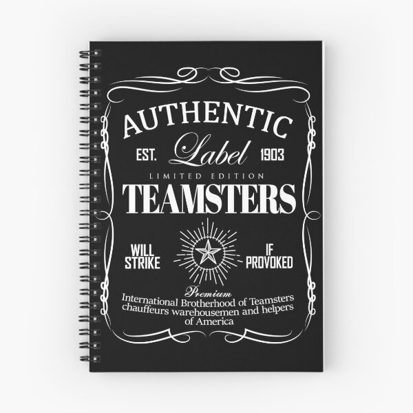Item preview, Teamsters essential union worker, Teamster Whiskey Label, funny Trucker shirt designed and sold by Cheeky Companions.