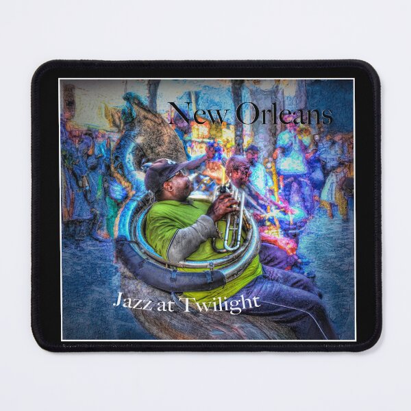 Item preview, New Orleans Jazz at Twilight Fine Art Poster designed and sold by Wayne King.