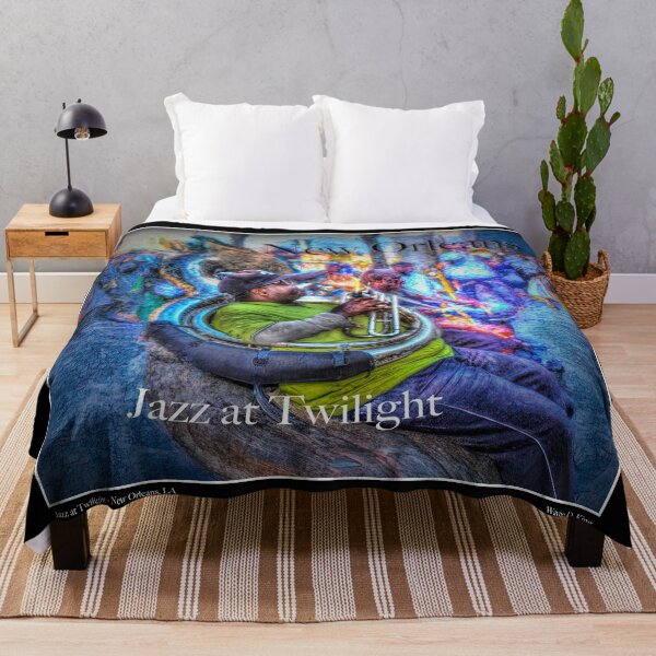 Item preview, New Orleans Jazz at Twilight Fine Art Poster designed and sold by Wayne King.