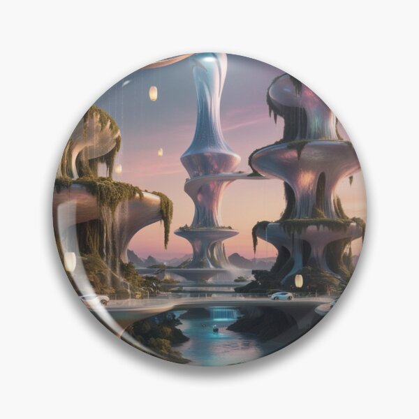 Item preview, Dreamscape Metropolis: A Futuristic Oasis designed and sold by Bilikaru.