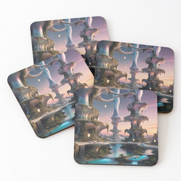Item preview, Dreamscape Metropolis: A Futuristic Oasis designed and sold by Bilikaru.