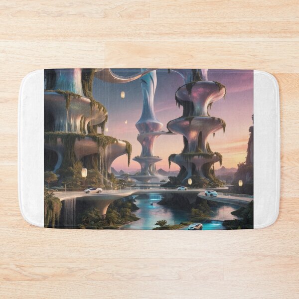 Item preview, Dreamscape Metropolis: A Futuristic Oasis designed and sold by Bilikaru.