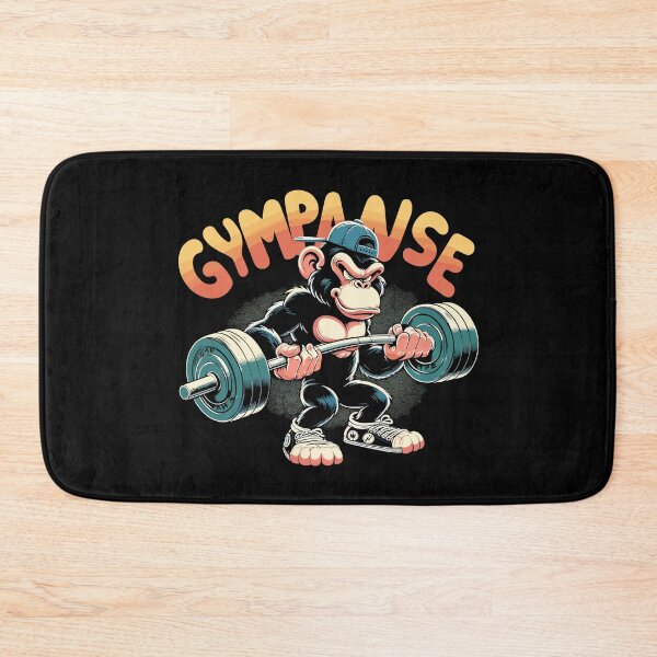 Item preview, Gympanse chimpanzee funny gym weight training gift designed and sold by Pineapple-Tree.