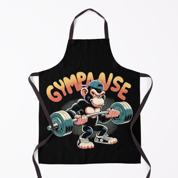 Item preview, Gympanse chimpanzee funny gym weight training gift designed and sold by Pineapple-Tree.