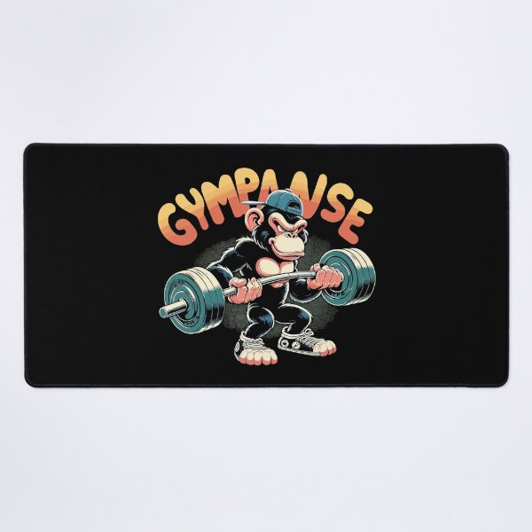 Item preview, Gympanse chimpanzee funny gym weight training gift designed and sold by Pineapple-Tree.