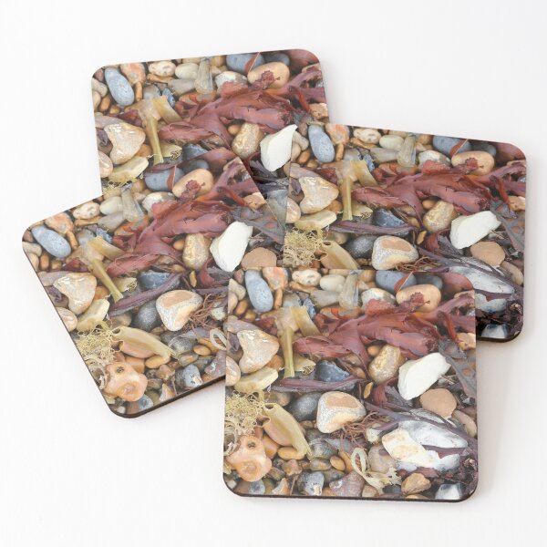 Item preview, Catshark eggcases and seaweed designed and sold by pinkal.