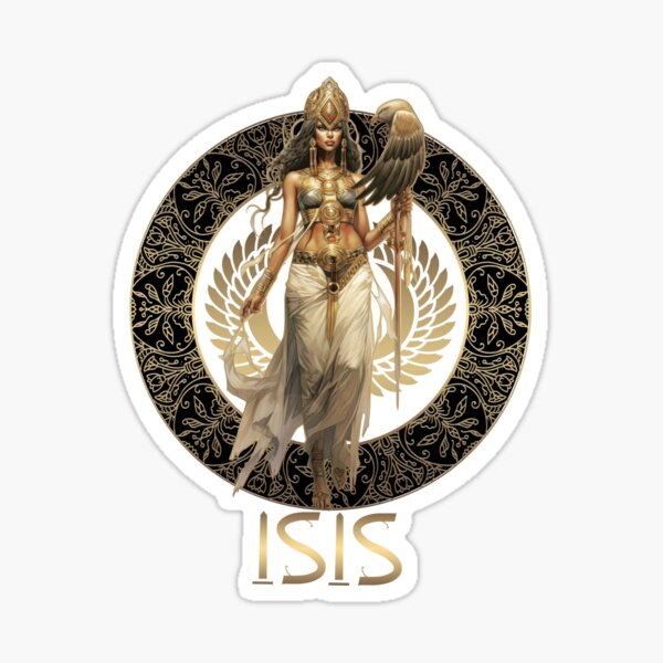 Vista previa del artículo con la obra «Isis, diosa egipcia de la magia y la maternidad.», diseñado y vendido por JoseFrancese.