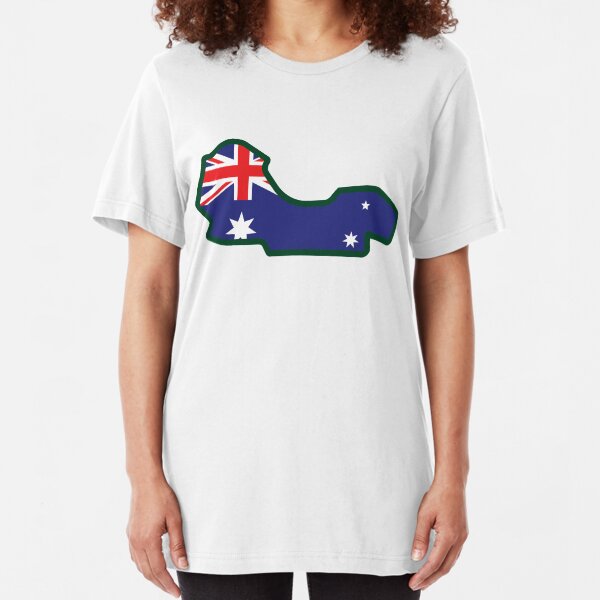 Melbourne Grand Prix Circuit - Melbourne, Australia Slim Fit T-Shirt