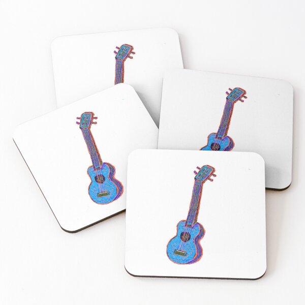 Item preview, My bright blue ukulele designed and sold by SHARON NAKAR.