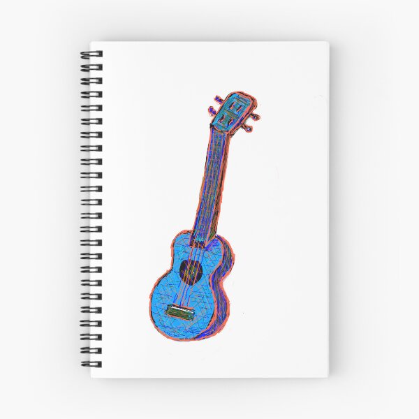 Item preview, My bright blue ukulele designed and sold by SHARON NAKAR.