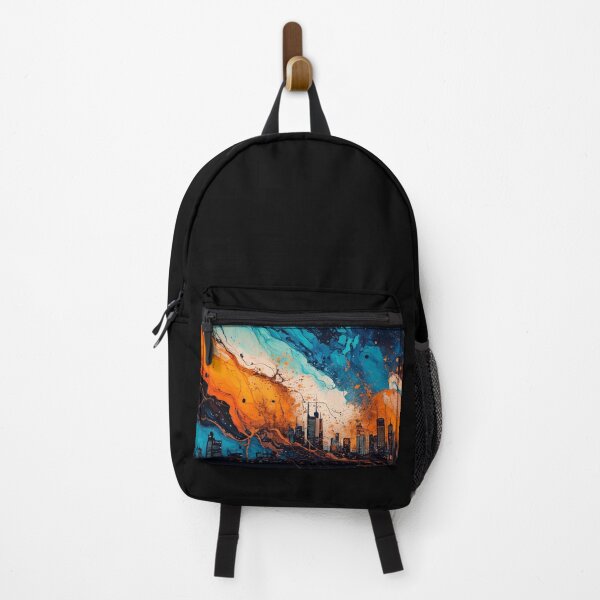 Item preview, A digital painting of dramatic skyline with vibrant colors. designed and sold by mc-webdesign.