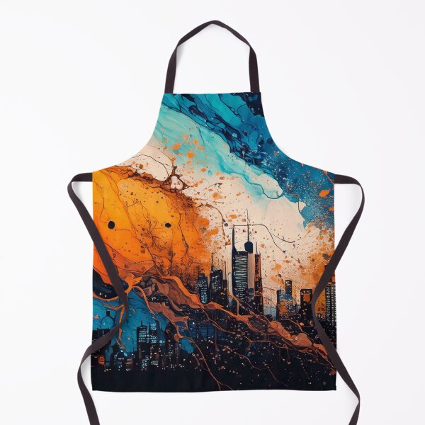 Item preview, A digital painting of dramatic skyline with vibrant colors. designed and sold by mc-webdesign.