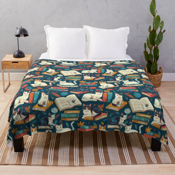 Item preview, Colorful Cats and Books – Perfect for Cat and Book Lovers | Gift idea | Cat lover | Book designed and sold by VieUnique.